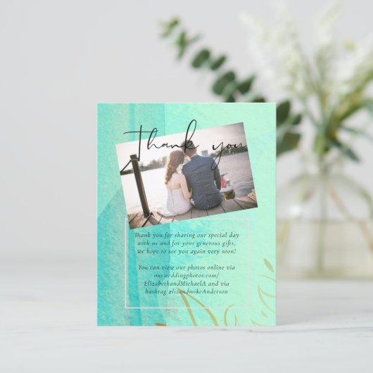 Scandinavische Japandi Moderne Abstracte Trouw (Staand voorkant)