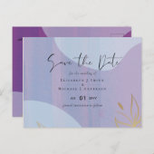 Scandinavische Japandi Moderne Abstracte Trouw Briefkaart (Voorkant / Achterkant)