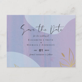 Scandinavische Japandi Moderne Abstracte Trouw Briefkaart