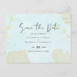 Scandinavische Japandi Moderne Abstracte Trouw Briefkaart