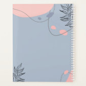 Scandinavische Japandi Moderne Abstracte Trouw Planner (Achterkant)