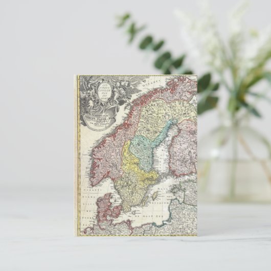 Scandinavische kaart (Staand voorkant)