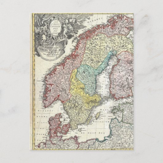 Scandinavische kaart (Voorkant)