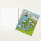 Scandinavische kaart planner (Display)