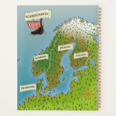 Scandinavische kaart planner (Achterkant)