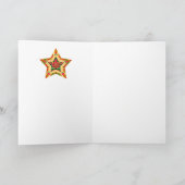 Scandinavische Kaart voor kerstrendieren (Binnen)