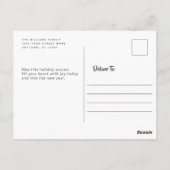 Scandinavische kabouters wensen u een vrolijk kers briefkaart (Achterkant)