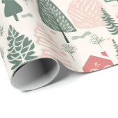 Scandinavische kerst cadeaupapier (Rol Hoek)