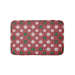Scandinavische Kerst Fair Isle Editie 1 Badmat