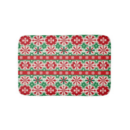 Scandinavische Kerst Fair Isle Editie 2 Badmat