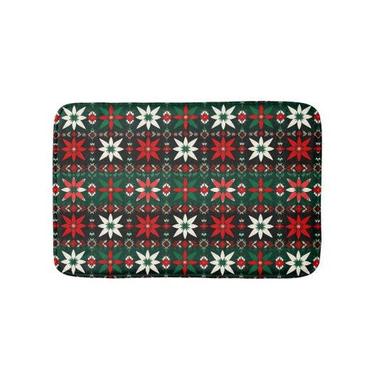 Scandinavische Kerst Fair Isle Editie 3 Badmat (Voorkant)