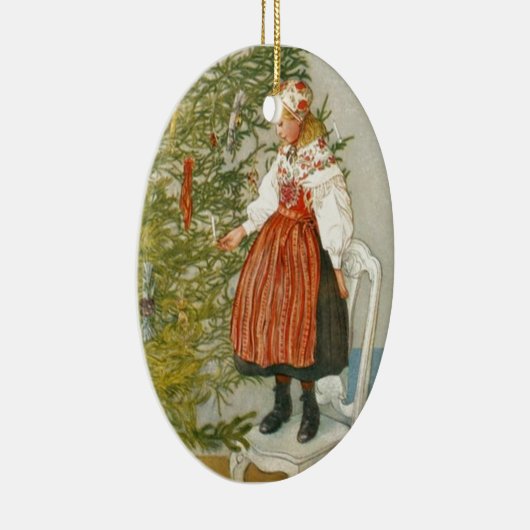 Scandinavische kerst keramisch ornament (Rechts)