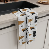 Scandinavische Kerst Patroon Keuken Theedoek