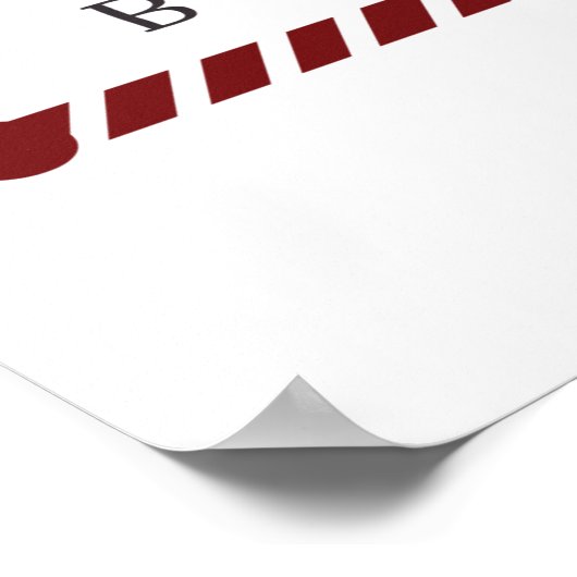 Scandinavische kerst poster (Hoek)