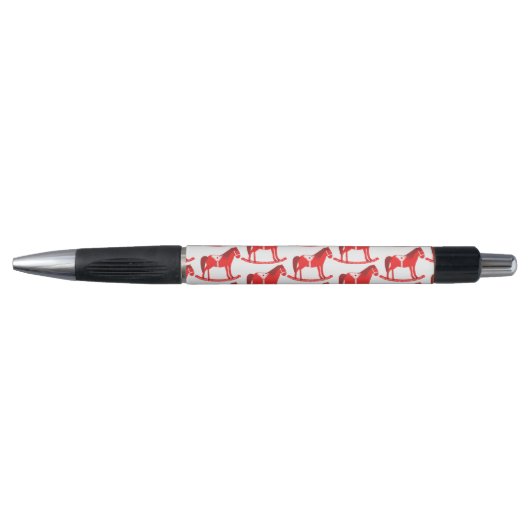 Scandinavische kerst schommelpaard patroon pen (Voorkant)