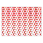 Scandinavische kerst schommelpaard patroon tafelkleed (Voorkant (Horizontaal))