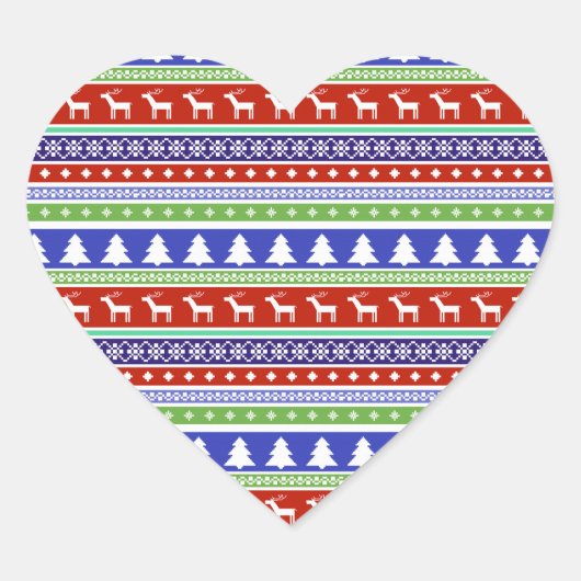 scandinavische kerst stickers (Voorkant)