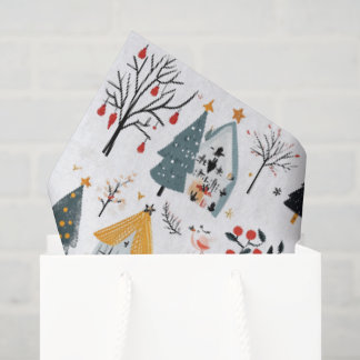 Scandinavische Kerst Tissuepapier