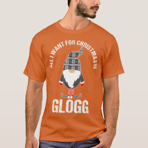Scandinavische kerst van de logg omte Drink T-shirt