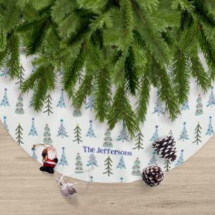 Scandinavische kerstbomen doodle kerstboom rok