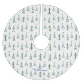 Scandinavische kerstbomen doodle kerstboom rok (Voorkant)