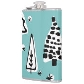 Scandinavische kerstbomen:  graphics. heupfles (Links)