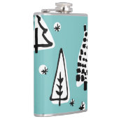 Scandinavische kerstbomen:  graphics. heupfles (Rechts)