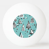 Scandinavische kerstbomen: graphics. pingpongbal (Achterkant)