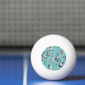 Scandinavische kerstbomen: graphics. pingpongbal (Net)