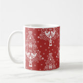 Scandinavische kerstboom magie koffiemok (Links)