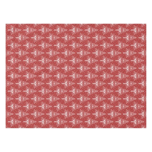 Scandinavische kerstboom magie tafelkleed (Voorkant (Horizontaal))