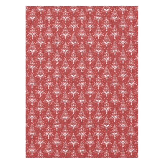 Scandinavische kerstboom magie tafelkleed (Voorkant)