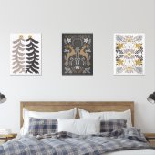 Scandinavische kerstboom & rendieren muurkunst sets (Slaapkamer)