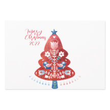 Scandinavische kerstboom voor Folk Art