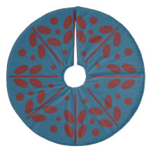 Scandinavische kerstboomrok met kerstboomkunst