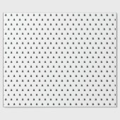 Scandinavische kerstboomstructuurminimalist cadeaupapier (Vlak)