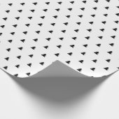 Scandinavische kerstboomstructuurminimalist cadeaupapier (Hoek)