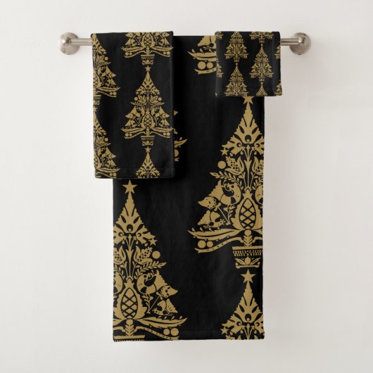 Scandinavische kerstboomversieringen bad handdoek (Insitu)