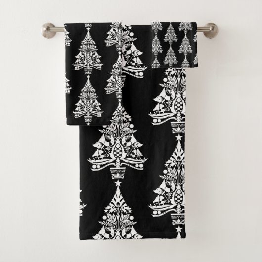 Scandinavische kerstboomversieringen bad handdoek (Insitu)