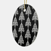 Scandinavische kerstboomversieringen keramisch ornament (Links)