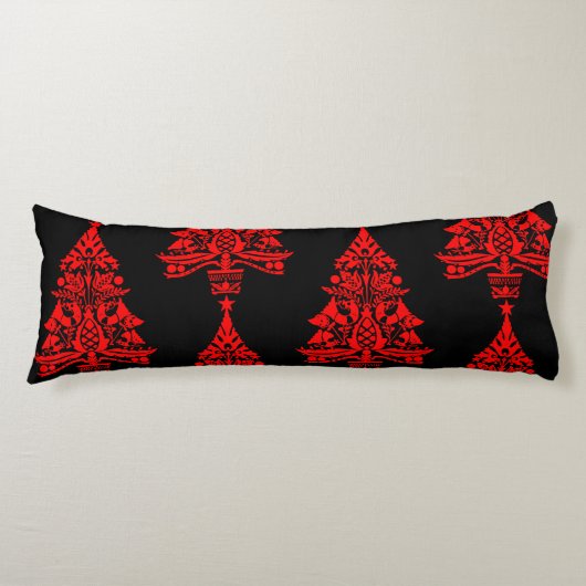 Scandinavische kerstboomversieringen lichaamskussen (Voorkant)
