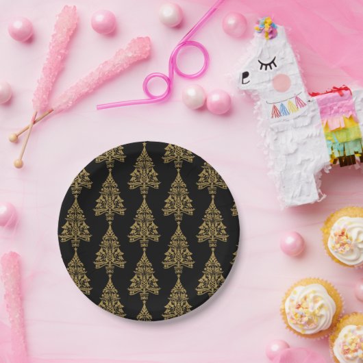 Scandinavische kerstboomversieringen papieren bordje (Feest)