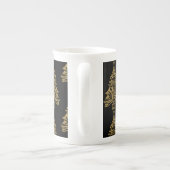 Scandinavische kerstboomversieringen porselein kop (Achterkant)