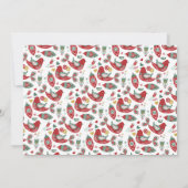 Scandinavische kerstfeestdag fotokaart kaart (Achterkant)