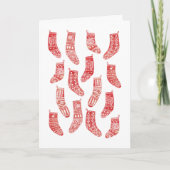 Scandinavische kerstfeestdagen Kaart (Voorkant)