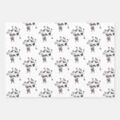 Scandinavische kerstgenote Tomten   Inpakpapier Vel (Voorkant 2)