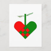 Scandinavische kerstharten feestdagenkaart (Voorkant)