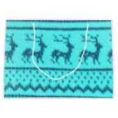 Scandinavische kerstkeuken groot cadeauzakje (Voorkant)