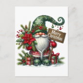 Scandinavische kerstkoepel briefkaart (Voorkant)