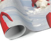 Scandinavische kerstkoepel cadeaupapier (Rol Hoek)